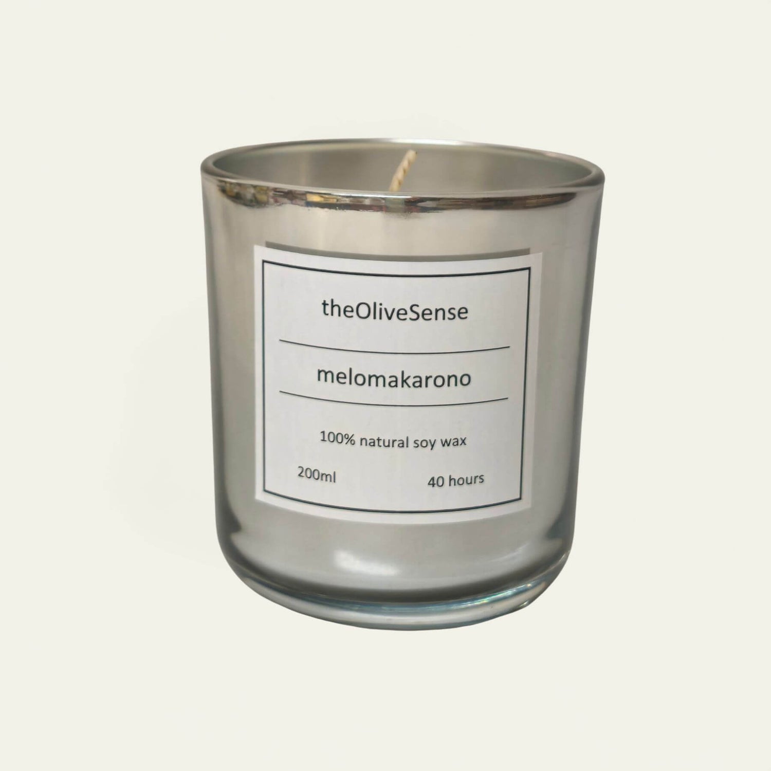 Αρωματικό  κερί σόγιας Μελομακάρονο
