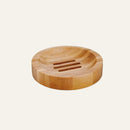Bamboo soap dish , round