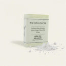Handmade olive oil soap with white clay and silk, brightening and softening, limited production by theOliveSense