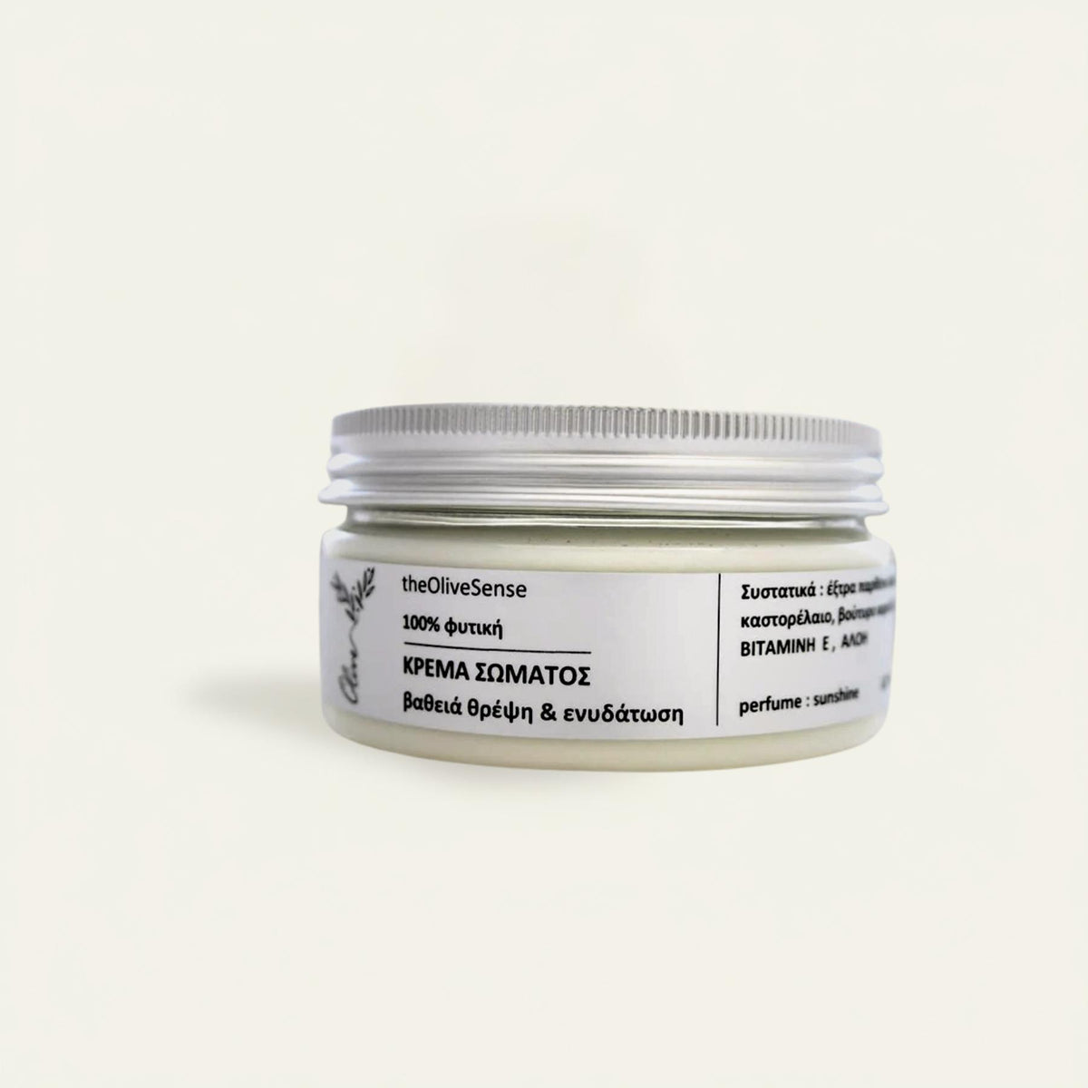 Nourishing and Moisturizing Cream, rich in vegetable oils and butter,combined with aloe vera and a high percentage of Vitamin E with a wonderful rerfume