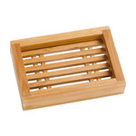 Bamboo soap dish