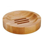 Bamboo soap dish , round
