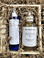 Large gift box with 100% Natural Body Lotion 200 ml and Liquid Soap 270 ml