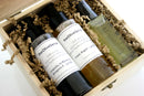 Medium giftbox with 2 liquid soap 100ml &  1 blend of precious oils 30ml