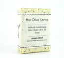 Hand made Olive Oil soap with Poppy seed 100g