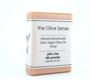 Hand made Olive Oil soap with Pink Clay & Silk 100g