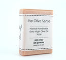 Hand made Olive Oil soap with Pink Clay & Silk 50g