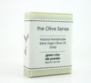 Hand made Olive Oil soap with  Green Clay & Silk 100g