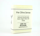 Hand made Olive Oil soap with White Clay & Silk 50g