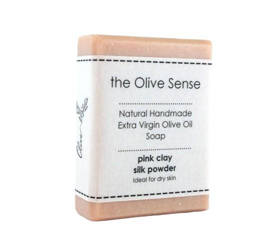 Pink Clay & Silk Soap Bar 100g (discount 35%)