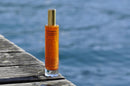 shimmering sunscreen oil  with vitamin E& mica